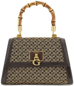 Guess Top Handle Bag for Women One Womens Bag Size In Brown Multi - Picture 1 of 6