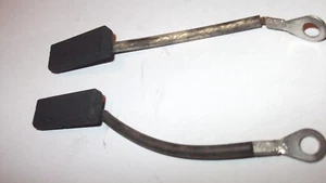 Kohlebürsten Kohle incl. Litze und Kabelschuh 5 x 10 x 25 – 4 Stück - Bild 1 von 7