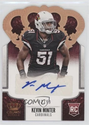 2013 Panini Crown Royale /99 Kevin Minter #158 Rookie Auto RC - Image 1 of 2
