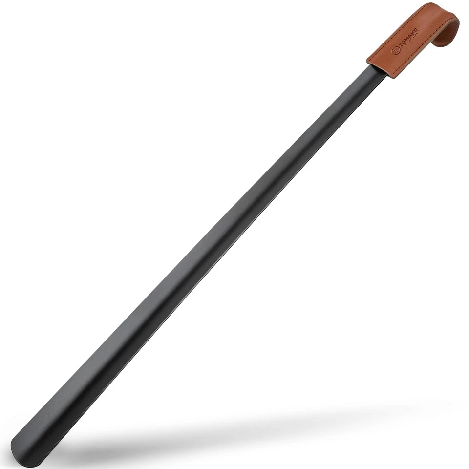 ZOMAKE Extra Long Shoe Horn for Seniors Men Metal Shoehorn Long handle for Bo...