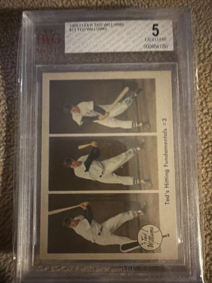 Fleer Ted Williams 73 1959 excelente 5 béisbol Boston Red Sox Foto 1 de 4