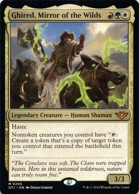 Ghired, Mirror of the Wilds Outlaws of Thunder Junction Magic MTG NM - Image 1 of 2