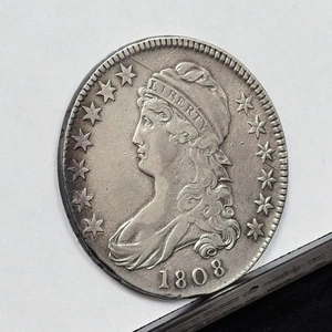 Medio dólar busto 1808 - Ch en estado bastante bueno detalles, limpio (#59860-L) - Imagen 1 de 8