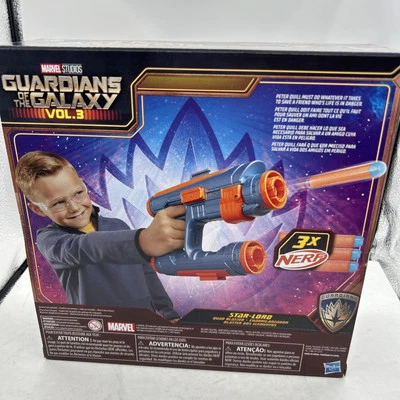 NEW NERF Marvel Guardians of the Galaxy Vol. 3 Star-Lord Quad Blaster Cosplay - Image 1 of 4