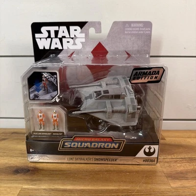 Star Wars Micro Galaxy Squadron Luke Skywalker's Snowspeeder #0038A Armada Ed. Foto 1 de 4