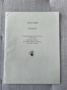 Stings, Sylvia Plath, Smith College, 1982, from collection of Plath's daughter - Bild 1 von 15