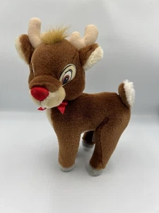 Rudolph das Rentier mit der roten Nase Applaus 10 Zoll Plüsch Vintage - Bild 1 von 6