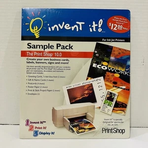Invent It Sample Pack Print Shop Cards Poster Stickers Envelopes - Picture 1 of 1