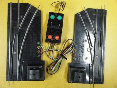 American Flyer #720A S Ga. Switches w/Control EXC - Image 1 of 2