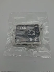 Epson T0601 Black Ink Cartridge Genuine OEM Sealed – T060120 - Picture 1 of 2