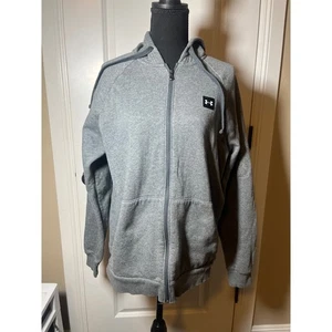 Under Armour Full Zip Hoodie Damen grau Activewear Warm Up Sweatshirt xl - Bild 1 von 4