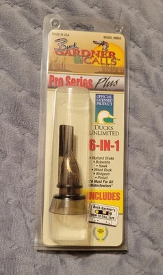 Hunter’s Specialties Pro Series Plus 6-in-1 Waterfowl Call New In Package - Image 1 of 4
