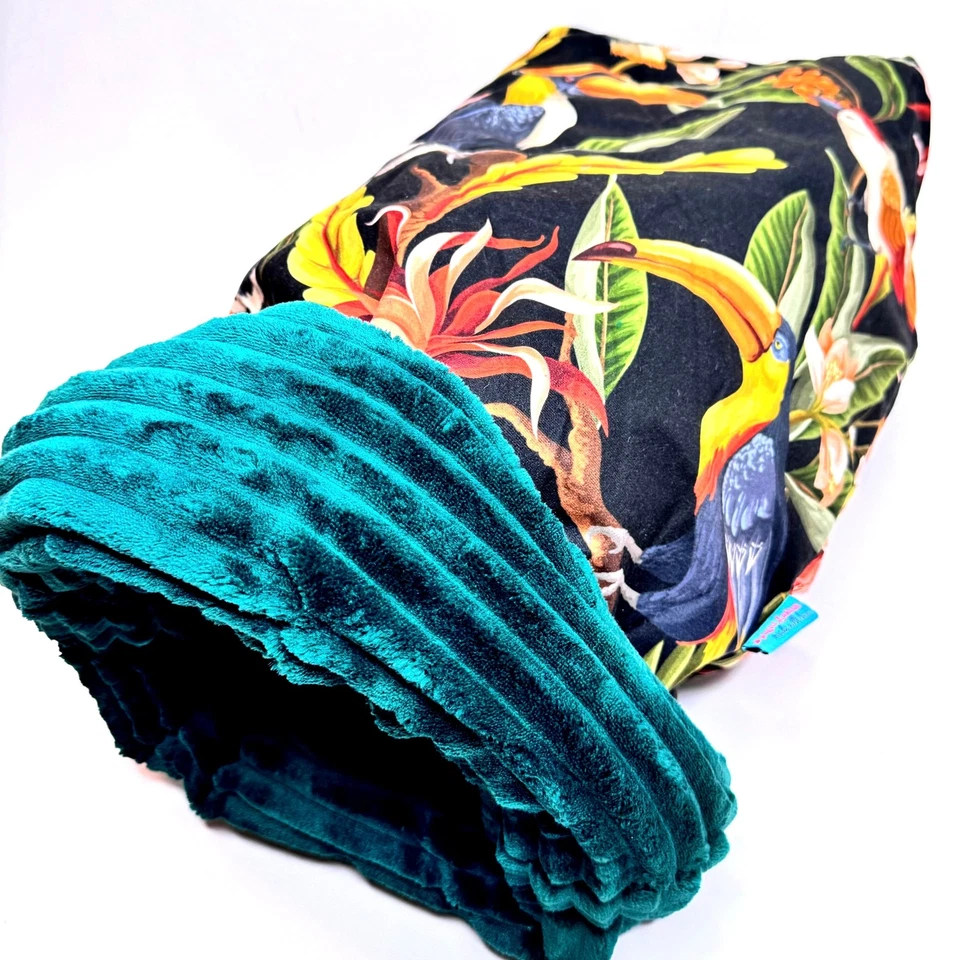 Tropics Velvet  Extra Deluxe Snuggle Bag- Pet Bed - Image 1 of 1