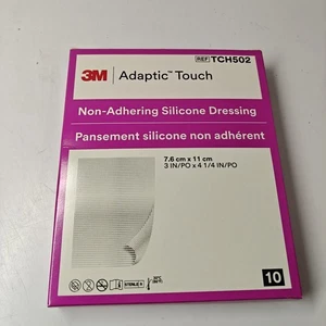 10er Pack 3MAdaptic™ TouchNon haftender Silikonverband 7,6 cm x 11 cm 3... - Bild 1 von 5