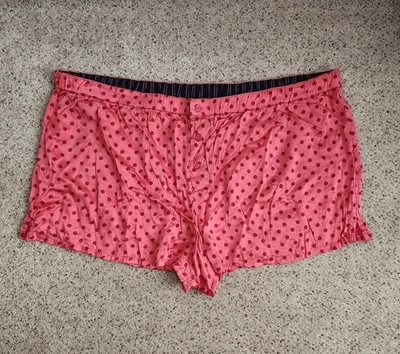 Pantalones Cortos Pijama Xhilaration Y2k Rosa Polkadot Talla 3X Seda Foto 1 de 4