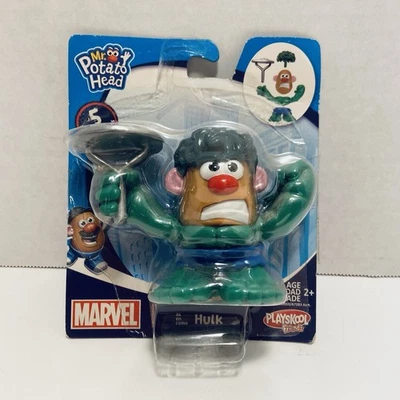 Playskool Marvel Mashable Heroes Mr. Figura Potato Head Hulk 3" caja abierta nueva Foto 1 de 4
