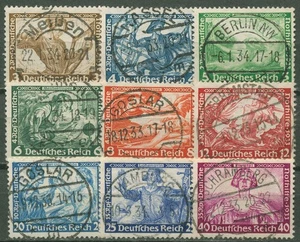 Deutsches Reich 1933 Deutsche Nothilfe Wagner 499/507 mit TOP-Stempel - Bild 1 von 1