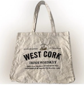 West Cork Distillers Tote Bag Irish Whiskey 14/13 Creme Outdoor Schulter - Bild 1 von 4
