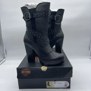 Harley Davidson Kiarah Women's Size 8.5 After Riding Boots D83545 Motorcycle - Picture 1 of 11