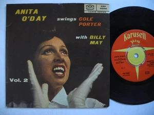 ANITA O'DAY Swings Cole Porter Vol. 2 EP I Love You + 3 45 7" 1959 Sweden VG(+) - Imagen 1 de 2