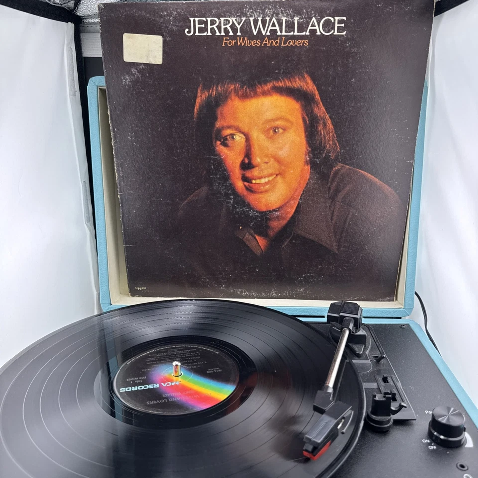 JERRY WALLACE VINYL LP MCA VERY GOOD CONDITION 💥 For Wives And Lovers - Image 1 of 1