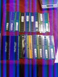 Lot 17 Memory Ram ,Patriot 4GB PC2-8500 DDR2-,more Plus Bonus All  Untested  - Picture 1 of 10