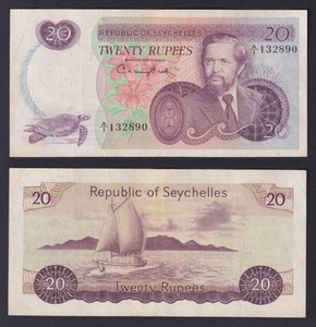 Banknotes Seychelles 20 Rupees 1977 P 20a BB / VF - Picture 1 of 1