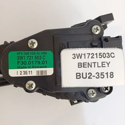2003-2011 Bentley Continental GT ACCELERATOR PEDAL WI 3W1721503C - Imagem 1 de 4