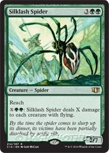 MTG - SILKLASH SPIDER - Commander 2014 (R) - Image 1 of 1