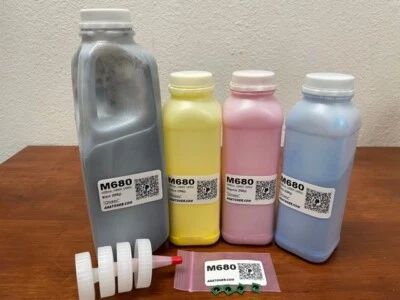 (320g/250g) 4 Toner Refill for HP Enterprise M680 (CF320X - CF323A) + 4 Chip - Image 1 of 3