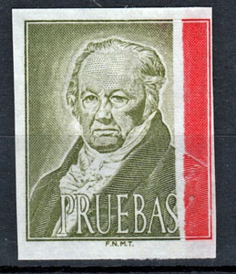 Probedruck Test Stamp Specimen Pruebas Goya  F.N.M.T. - Bild 1 von 1