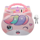 Kids Piggy Bank for Girls Money Banks with Lock Cute