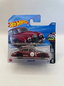 2025 Hot Wheels Jaguar MK1 Dark Red HW Race Day 2/10 Short Card - Picture 1 of 2