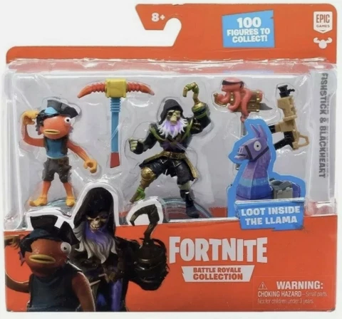 Fortnite Battle Royale Collection Blackheart & Fishstick Figure Pack New Cover