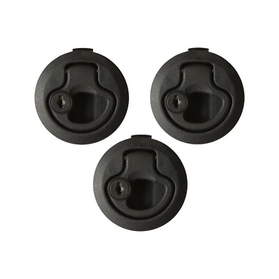 3x Pull Lock Möbelschloss abschließbar wie push lock gleichschließend Schublade - Bild 1 von 4