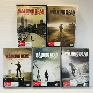 The Walking Dead Season 1-5, 1,2,3,4,5 DVD Set, PAL 4, Free Tracked Postage.  - Picture 1 of 7
