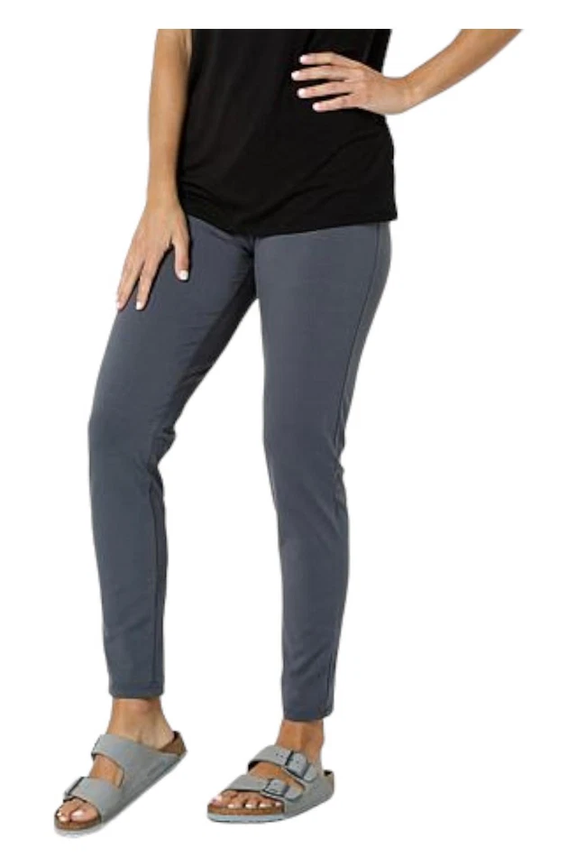 Rhonda Shear Flat Front Legging Charcoal - Image 1 of 1