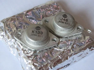 1x MOSFET-Paar original Hitachi 2SK133 / 2SJ48 - Bild 1 von 1