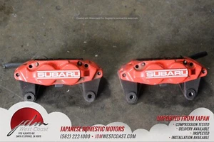 Pinzas de freno JDM 4 potes pistón Subaru Impreza WRX STi Legacy Forester delanteras - Imagen 1 de 4