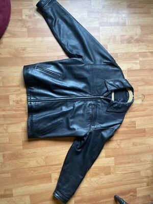 COACH Brand Leather Motorcycle Jacket Men’s Sz L - Image 1 of 4