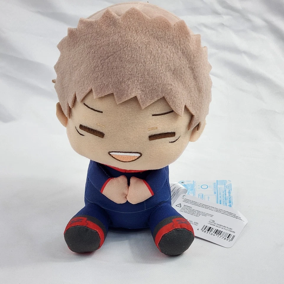 Banpresto Jujutsu Kaisen Yuji Itadori 8 pulgadas Peluche Grande Bandai Japón Exclusivo  Foto 1 de 4