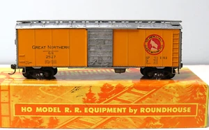 ROUNDHOUSE HO METAL GREAT NORTHERN 2527 BOX CAR KIT BUILT  L-847 - Picture 1 of 7