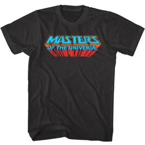 Masters of the Universe Retro Logo Men's T Shirt He-Man 80s Vintage Cartoon - Picture 1 of 4