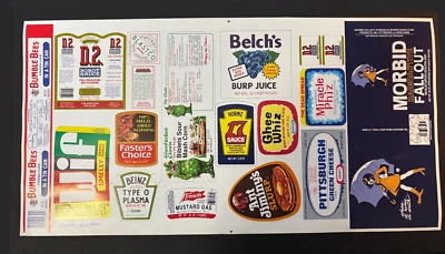 SUPER RARE! Crazy Magazine Loony Label Insert Sheet - SIGNED - 44 Years Old - Image 1 of 4