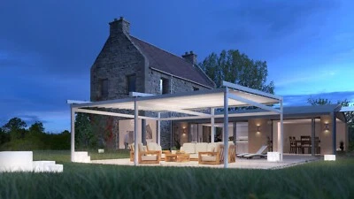 Pergola SOLID FREISTEHEND - Sunbreaker, Terrassendach, Überdachung - Bild 1 von 4