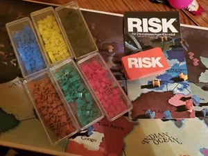 Vintage Replacement Pieces Parts for 1975 1980 Risk Board Game PB Cards instruct - Picture 1 of 2