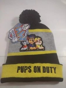 Nickelodeon Paw Patrol, Pups On Duty Boys Winter Hat & Mitten Glove Set - Picture 1 of 3