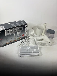 Braun MultiMix M880 4 In 1 Hand Mixer 280 Watt PowerPlus White Tested Working - Picture 1 of 9