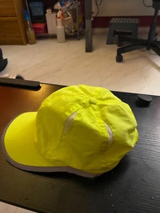 Yellow Reflective Safety Cap Adjustable - Picture 1 of 5