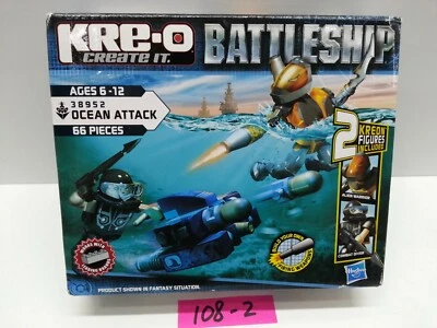 Juego de construcción KRE-O acorazado Ocean Attack #38952 con 2 creones NUEVO 2012 Foto 1 de 4
